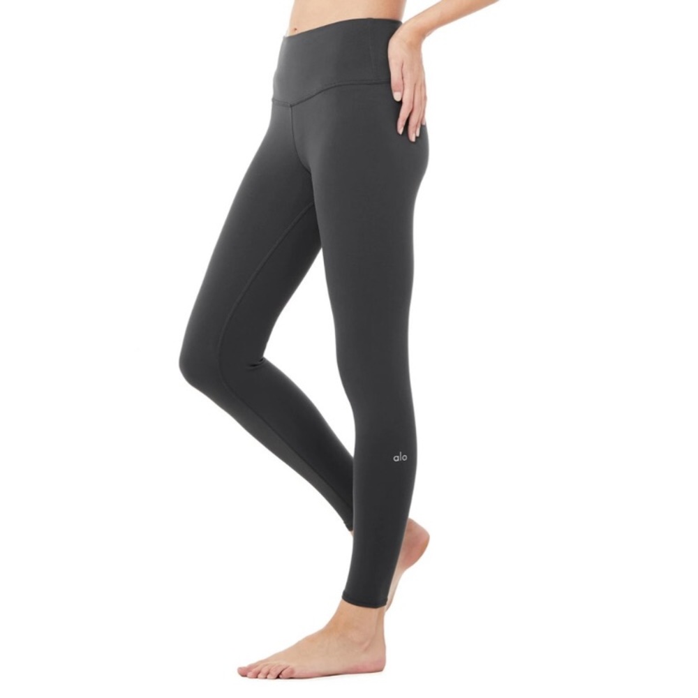 ALO YOGA | Black High Waist Avenue Yoga Pants
